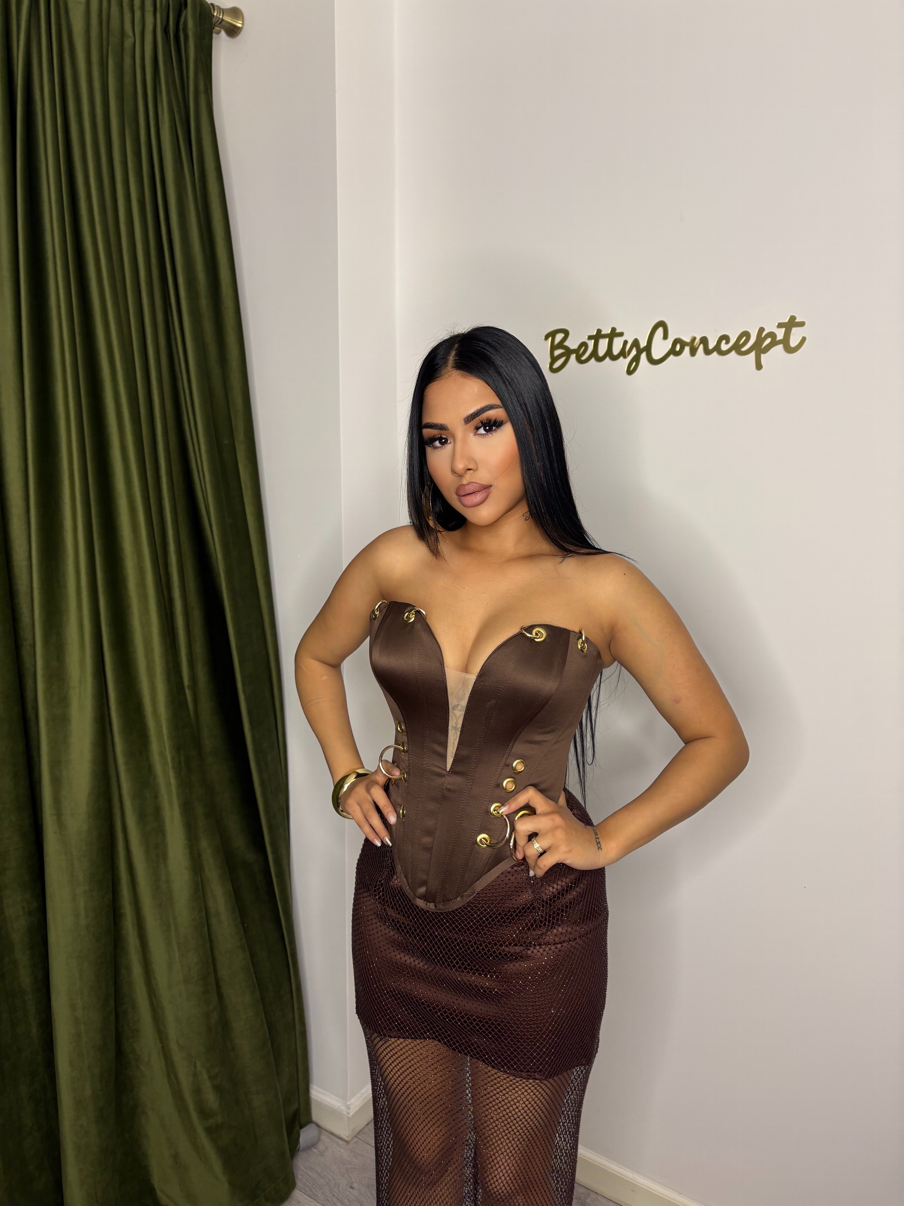 Corset Choco + fusta