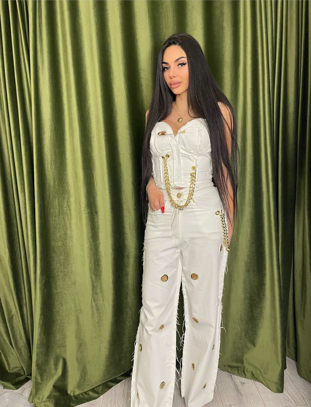 Set Denim White