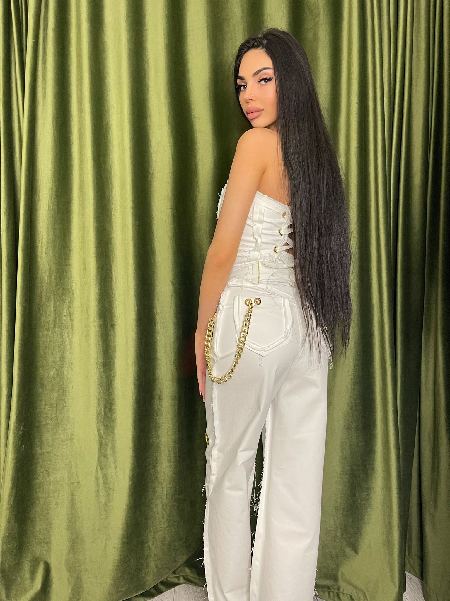 Set Denim White